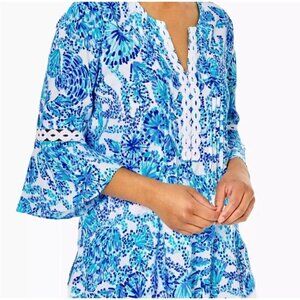 Lilly Pulitzer Hollie Tunic Blouse